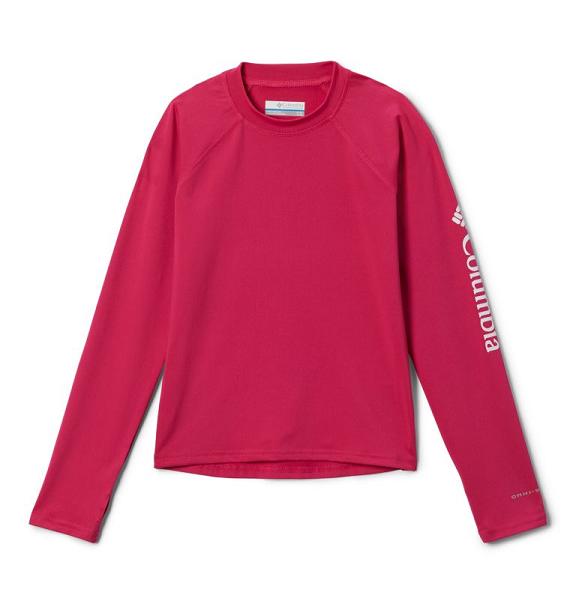 Columbia Sandy Shores Shirts Pink For Girls NZ71684 New Zealand